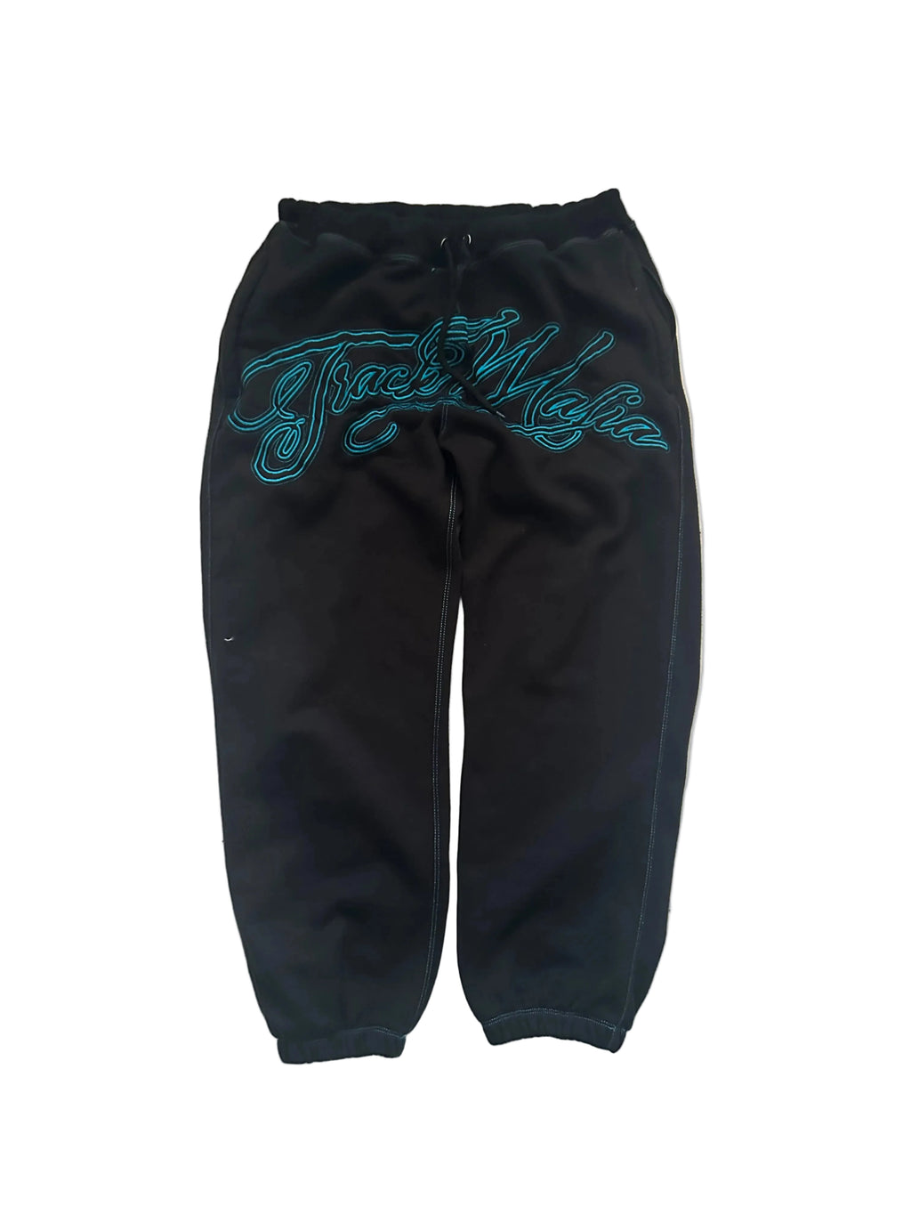 Blue and black v1 Trackmafia joggers L