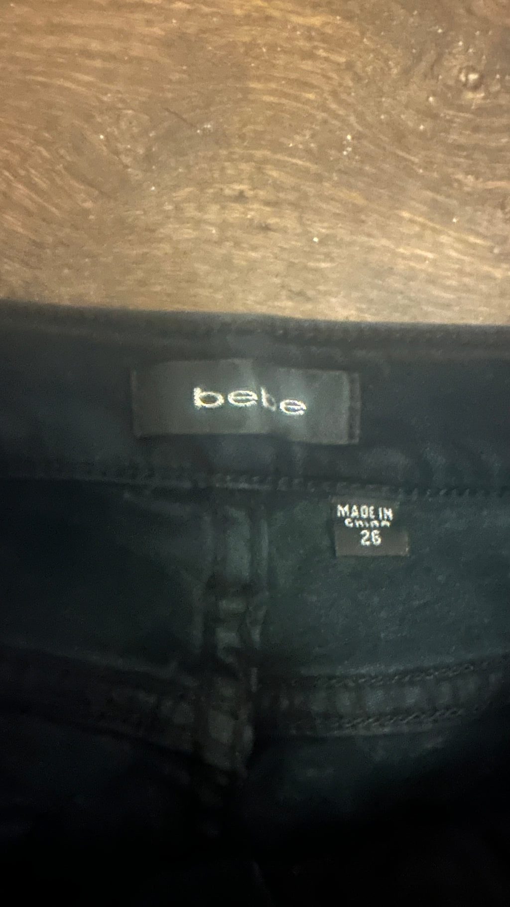 Bebe denim shorts w26