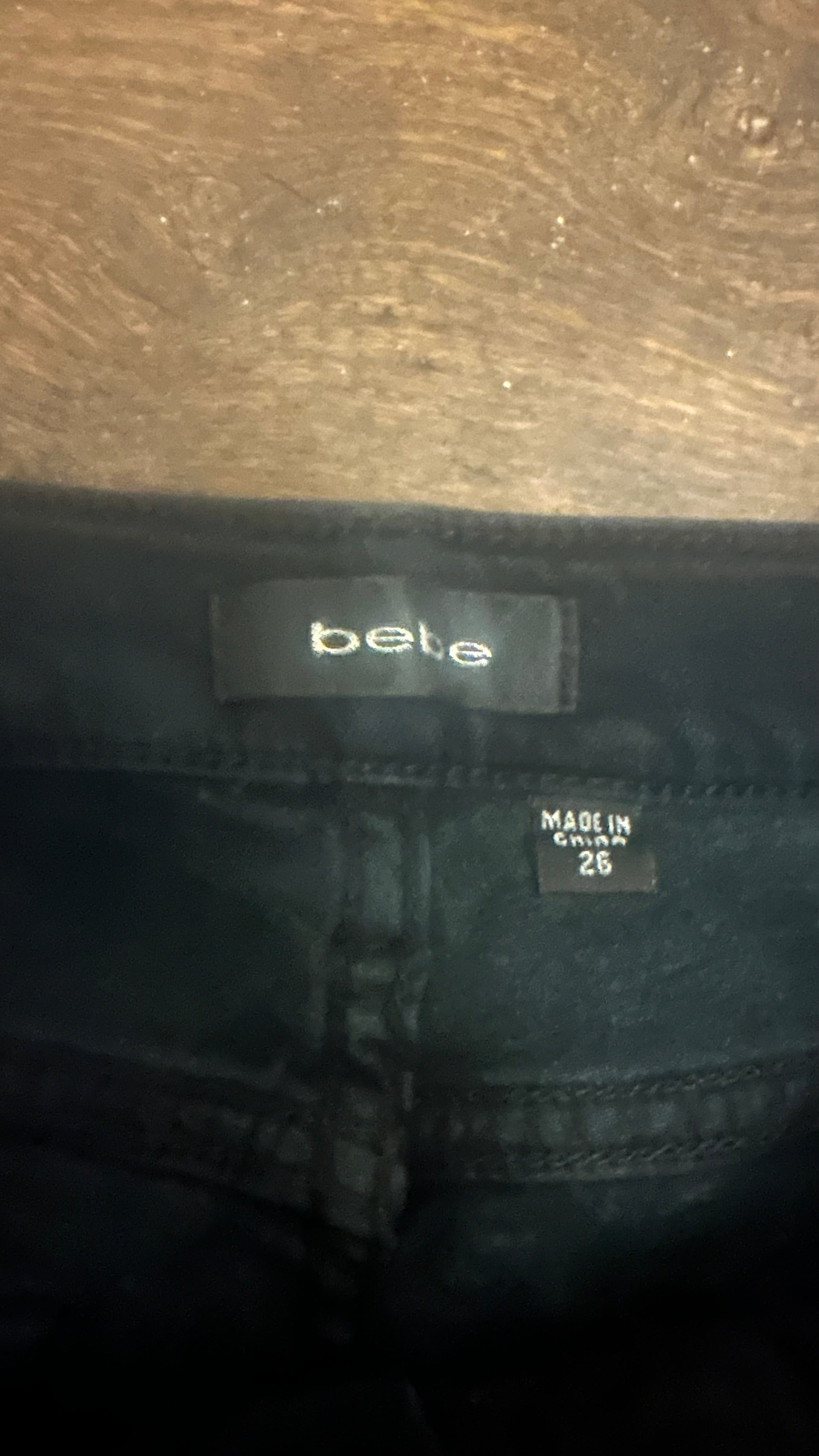 Bebe denim shorts w26